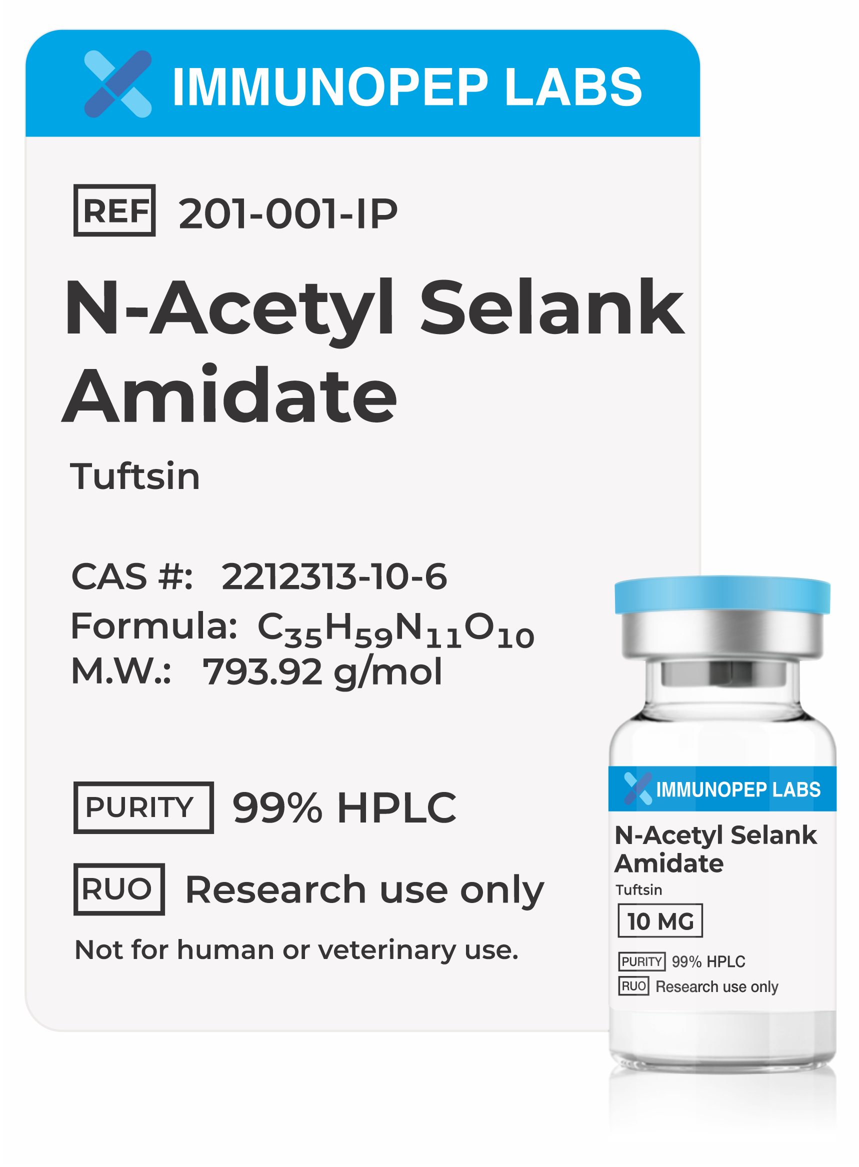 N-Acetyl Selank Amidate