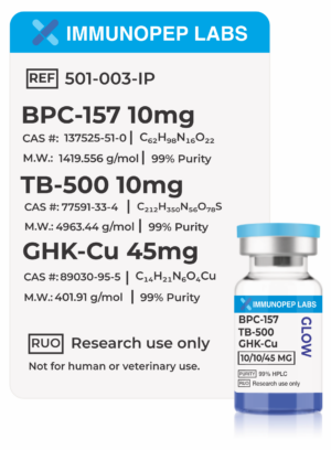 BPC-157, TB-500, GHK-Cu (Glow Blend)